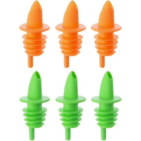 Distributeur de bouteilles à bec verseur flexible, lot de 6. (1/5)