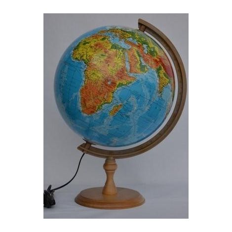 Zachem Beleuchteter physischer Globus 32 cm – Dekoration und Lernen