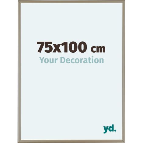 yd. - Cadre photo 75x100 - Champagne - Aluminium - Kent