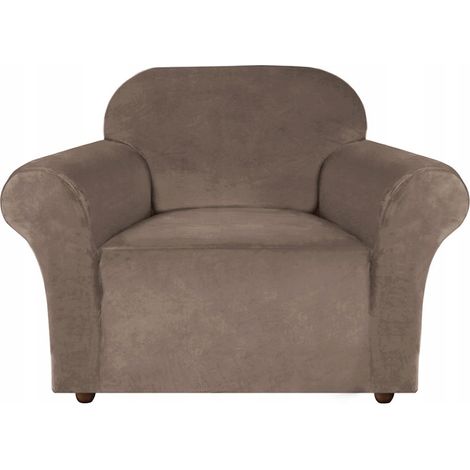 SESSELBEZUG AUS SAMT IN KAKAOBRAUN, 1 SITZ [22L1] (1/5)