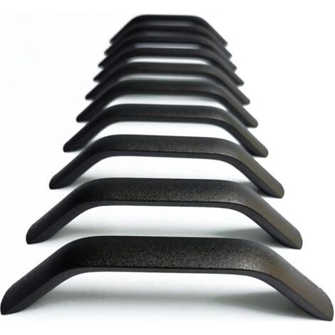 Entraxe 96mm, 10pcs Poignées et boutons de tiroir Cuisine Armoire Porte Poignées Placard Tiroir Chambre Meubles Tirer, Procédé de Sablage