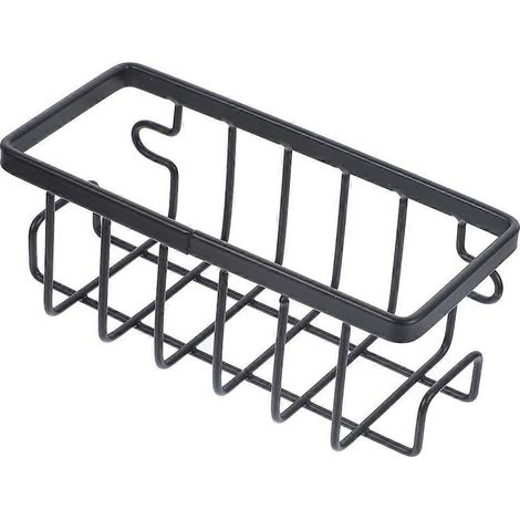 Cuisine porte éponge d'évier avec ventouses solides multifonctionnel égouttoir suspendu pour éponge torchon liquide (1/5)