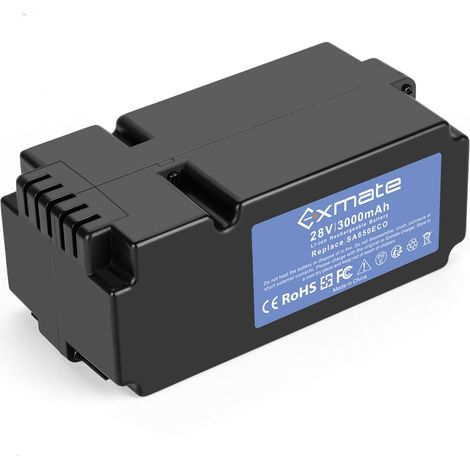 Batterie compatible avec SA500ECO SA600H SA800PRO SA900 SC600ECO tondeuse à gazon Tondeuse à gazon robot (3000mAh, 28V, Li-Ion) (1/5)