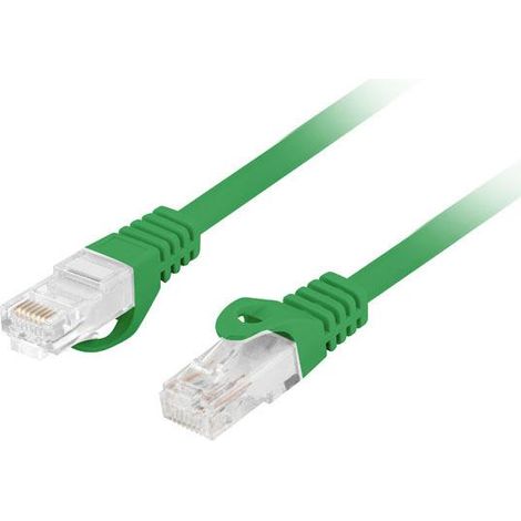 Patchkabel Lanberg UTP Kat. 6 0,25 m LSZH CU fluke bestanden grün (1/3)