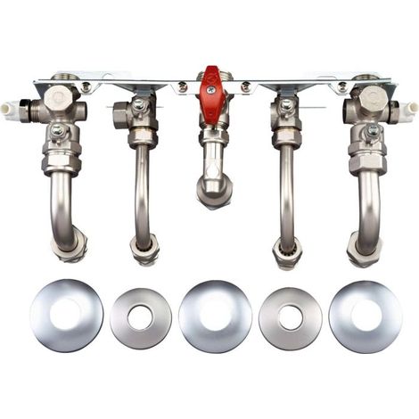 Bosch N ° plaque de raccordement de montage 7719002373 encastrée, pour appareils combinés pour gaz naturel et gaz liquide (1/2)