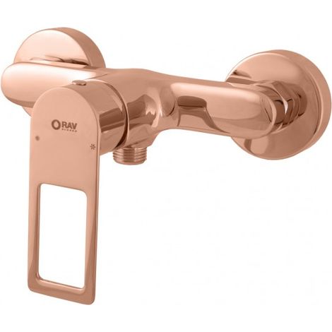 Mitigeur douche NIL en laiton rose gold poli-Doré-Doré-- (1/2)
