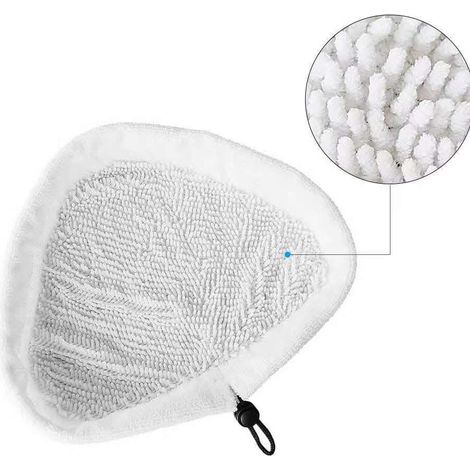 Set of 5 steam mop covers, steam mop accessories, H2O steam mop head, cleaning cloth, microfiber replacement cloth (1/5)