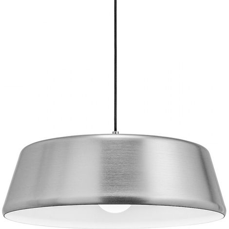 Lampe À Suspension Blanca S/P - Design Moderne, Aluminium Finition Nickel, Connexion E27 Max 60W, Idéale Pour Les Environnements Intérieurs - Gealuce (1/5)