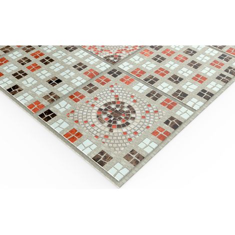 PVC Wandpaneele - Mosaik Motive, pflegeleichte Platten - RESTPOSTEN: 56175 (1/3)