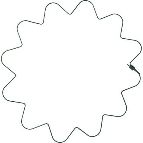 Pflanzenstütze Staudenhalter rund 40cm Stützring für Blumen Gemüse Kletterpflanzen Pflanzenhalter wellenförmig Schutz vor Umknicken TYRP5F40 (1/5)