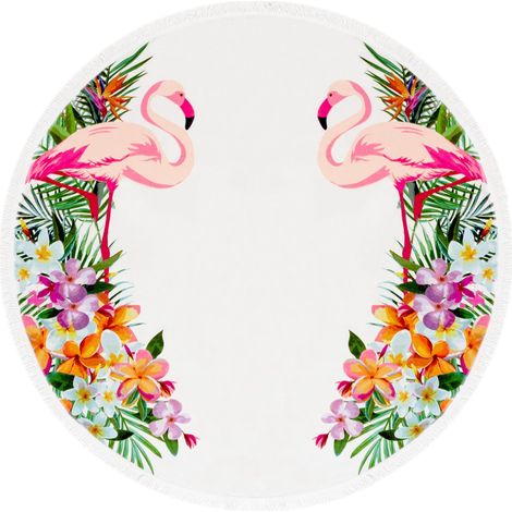 FLAMINGOS BADETUCH 150 CM BTR-02