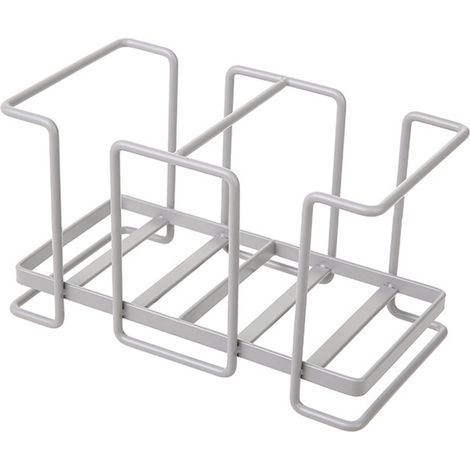 Support Pour Gobelets - En Fer - Antidérapant - Design Minimaliste Japonais - Comptoir - Simple ou Double Logement - 9,5 x 9,5 x 10 cm ou 17,5 x 9,5 x 10 cm (1/5)