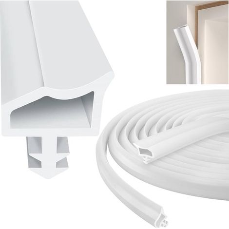 Dailygoods，Burlete para marcos de puertas de 10 m，Burlete para puertas，Aislamiento acústico，Protección contra la humedad (1/5)