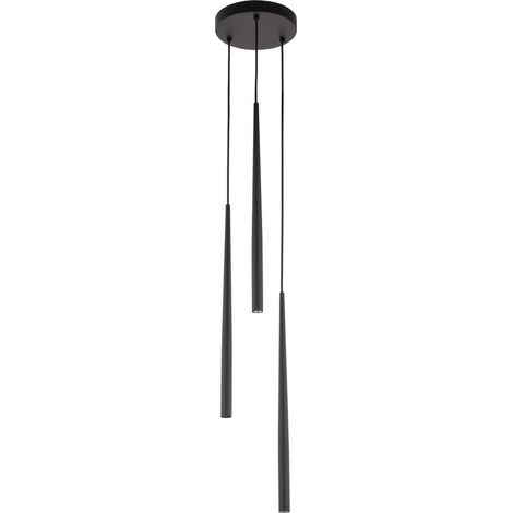 tk-lighting PIANO lampe suspension doré 140 cm largeur 20 (1/5)