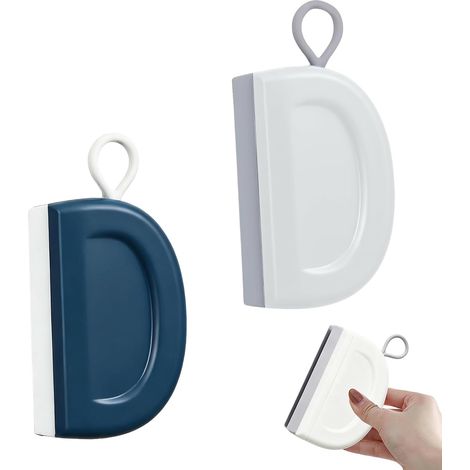Set di due mini tergivetri – per una pulizia efficace di pareti della doccia, vetri, bagni e cucine. (1/5)