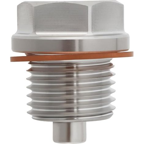 Bouchon de Vidange d'huile de Voiture en Acier Inoxydable M16 X 1,5 Mm avec Aimant en Néodyme pour Voiture (1/5)