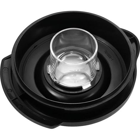 Couvercle Pour Mixeur En Verre - Compatible Avec Jars Mixeurs 6 Tasses - Type B - Noir - 1 Pièce (1/5)
