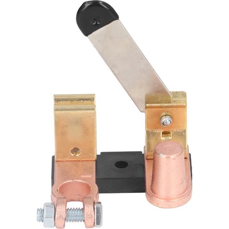 Interrupteur à Lame en Laiton pour Batterie 12V-24V, Sectionneur Principal