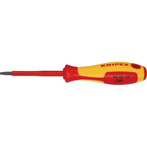 Draper 34659 KNIPEX 98 26 15 VDE Insulated Torx Screwdriver TX15 x 80mm
