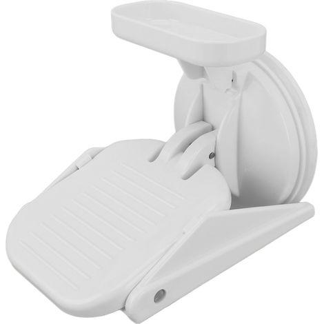 Repose-pieds de douche avec ventouse, support pour les jambes, sans perçage, antidérapant, fixation murale, en plastique, pour la salle de bain, pour femmes et pour la maison