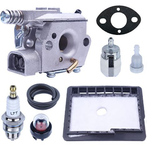 Vergaser-Reparatursatz für ECHO CS3000, CS3400, CS3450 und CS300 Kettensägen, Vergaser mit Luftfilter, Dichtung, Kraftstofffilter und Schlauch (Ersatzteile und Zubehör)