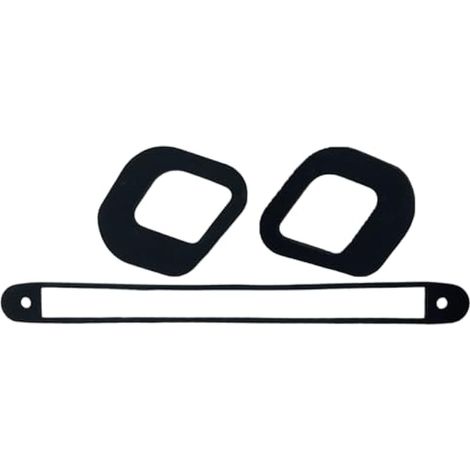 Adecuado para 3 juntas de luces traseras, juego de juntas impermeables para luces traseras, juntas para el conjunto de la luz de freno, compatible con Citroën C1 y Peugeot 107 (2005–2014) Mk1