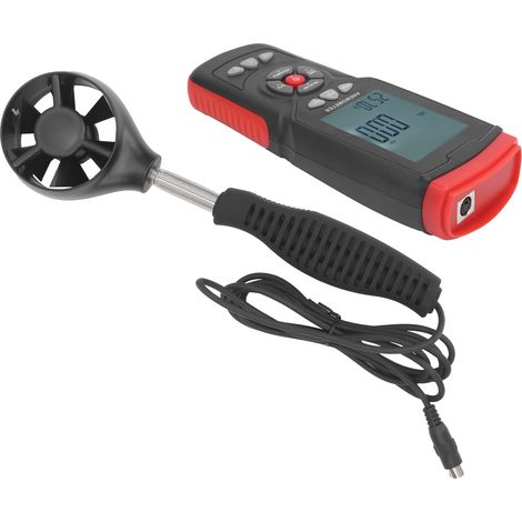 GT8913 Industrielles digitales Anemometer zur Messung von Windgeschwindigkeit, Temperatur und Luftfeuchtigkeit (1/5)