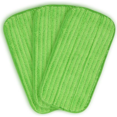 3 piezas para adaptarse a Swiffer Sweeper Paño de mopa reutilizable para polvo Almohadilla de limpieza de fibra de 12" (1/5)