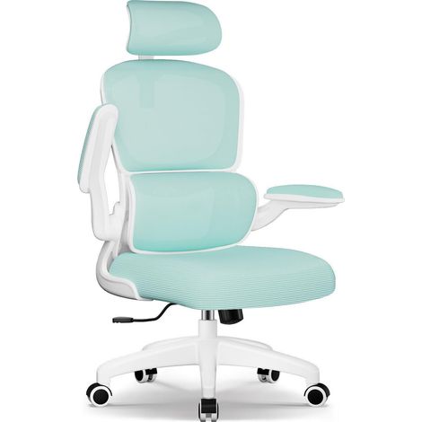 Ergonomischer Bürostuhl mit Verstellbarer Kopfstütze und (1/5)