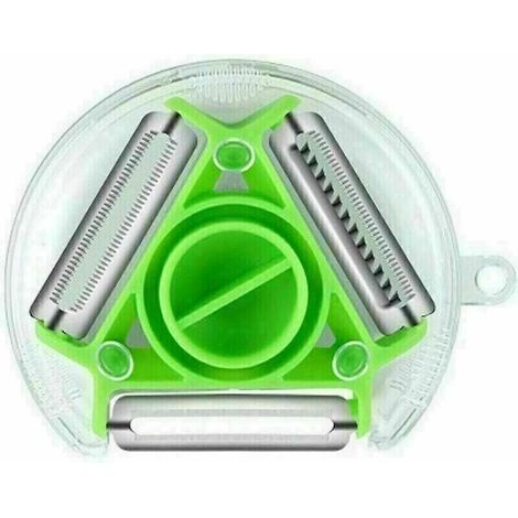Éplucheur multifonctionnel, éplucheur 3 en 1, éplucheur ménager, éplucheur à pommes de terre, pommes de terre râpées (1/5)