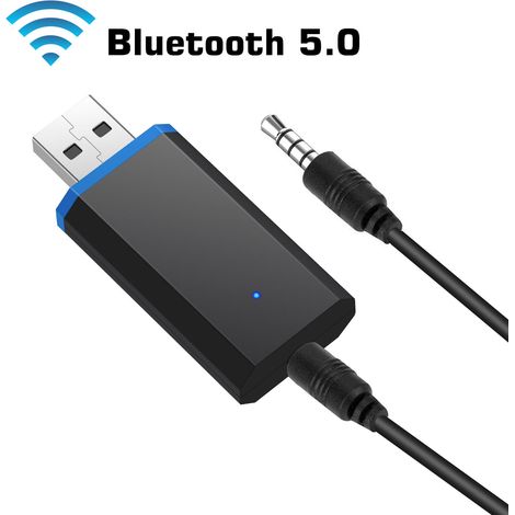 1 Émetteur Bluetooth, adaptateur audio sans fil 5.0, connecteur 3,5 mm, pour TV, PC, casque, enceinte (1/5)