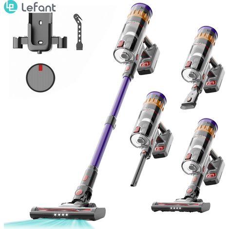 Lefant V1 Kabelloser 3-in-1-Staubsauger, 70000 Pa, 40 min Akkulaufzeit, 3 Geschwindigkeitsstufen, Touchscreen, Ideal für Tierhaare (1/5)