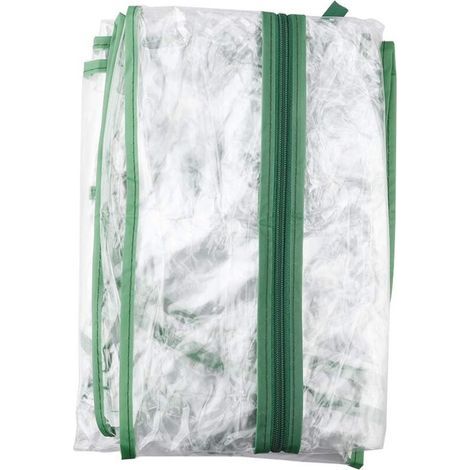 Gewächshausabdeckung – Ersatzabdeckung für 3-stöckiges Gewächshaus – Transparentes PVC – 69 x 49 x 126 cm – Für Mini-Gewächshäuser im Außenbereich – 1 Stück (1/5)