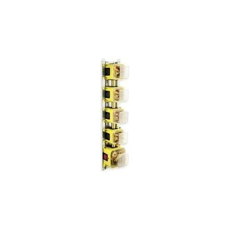 BOX ENCASTRE THERMOSTATIQUE 4 SORTIES CHROME - CRISTINA ONDYNA PD70400 (1/4)