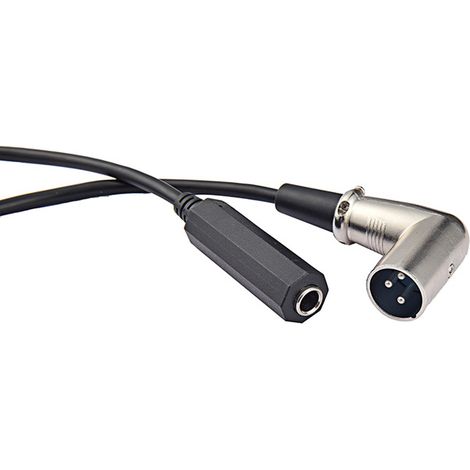 Rechtwinkliges XLR-Stecker-auf-XLR-Buchse-Audiokabel, 6,5-mm-Buchse auf XLR-Buchse auf XLR-Stecker-Mischpultmikrofon. (1/5)
