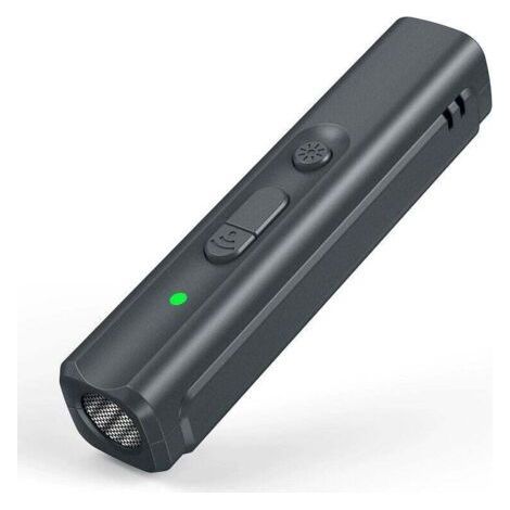 USB LED Repellent, Ultrasonic Dog Repeller Rechargeable Dog Driving Device Portable Dog Trainer Anti Bark Device with Indicator Lanyard (1/4)