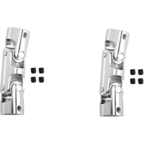 Deux connecteurs de cardan à double joint universel pour radiocommande, avec vis, 10x10 mm (1/5)