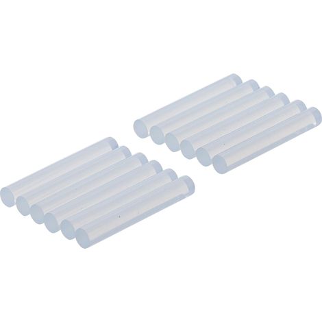 Barras de pegamento termofusible  transparentes  Ø 7,5 mm, 50 mm  12 piezas (1/3)