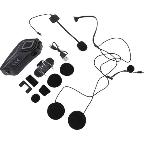 Casque de Moto à Dents avec Suppression du Bruit, Conception étanche, compatibilité, Durée de Vie de la Batterie et qualité Sonore (1/5)
