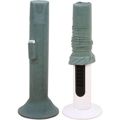 Schutzhülle für Turmventilatoren, Standventilatorschutz, vollständig geschlossen, Matcha-Grün (1/5)
