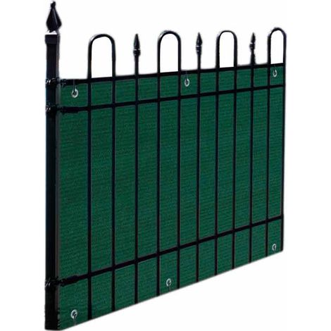 Brise vue balcon 500 x H.90 cm – Toile polyéthylène 160g/m² – Occultation 90 % – Anti-UV – Oeillets en aluminium – Jardiline (1/2)