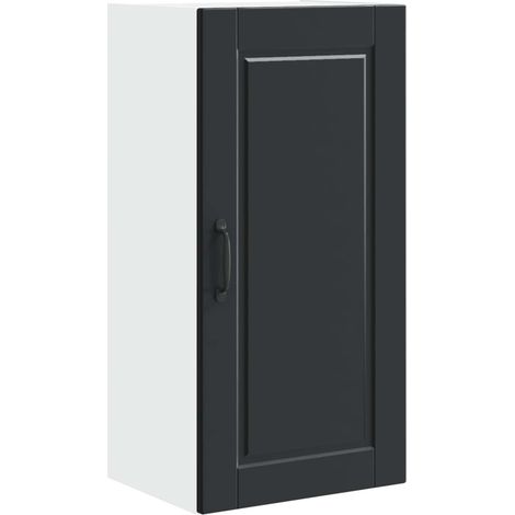 Maison Exclusive - Armadietto a muro PORTO Nero 40 x 31 x 80 cm Legno multistrato