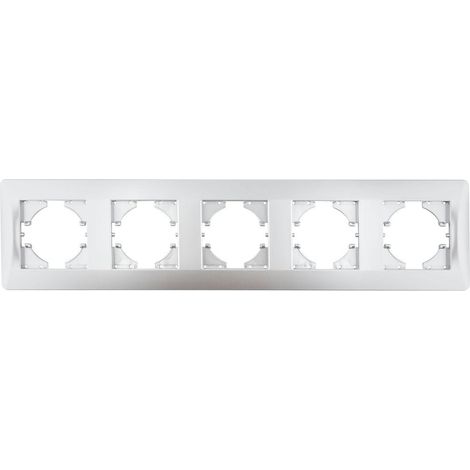 Cadre encastrable Onlex Titane Horizontal 5 Éléments (1/2)