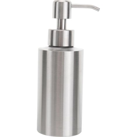 Flüssigseifenspender aus Edelstahl mit Handpumpe für Küche, Bad und moderne Waschbecken
