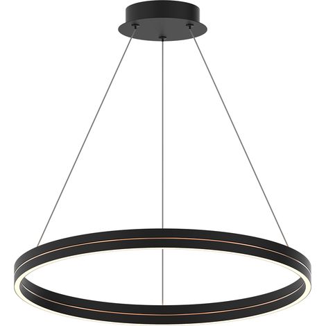 Suspension LED Gravity noire Milagro ML1183 (1/5)