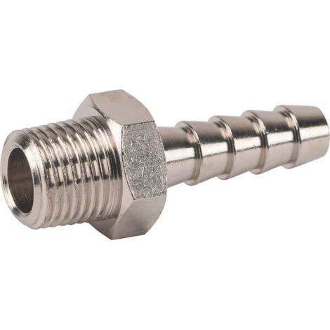 Racor empalme manguera rosca macho BSPT 6 mm x 1/8" UNIVERSAL HCMT618 (1/2)