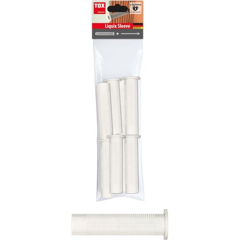 Douille treillis Liquix Sleeve 20x200 mm – Pour briques creuses et alvéolées – Lot de 10 unités – Installation précise avec mortiers hybrides (1/4)