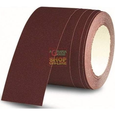 Norton 3185004 A298 Carta Abrasiva Universale Grana 40 Larghezza 115 mm Lunghezza 50 mt Supporto Carta Medio Universale Legante Colla Naturale colore Nero