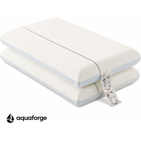 Almofada Cervical Ergonómica Espuma Viscoelástica Capa Removível 70 x 42 x 6 cm (1/5)