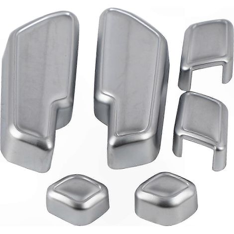 Lot de 6 boutons de réglage de siège chromés pour portières de voiture, compatibles avec les modèles Mercedes-Benz Classe E W204, W205, W212, W218 et X204. (1/5)